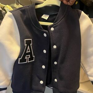 SHEIN Navy and White Kids Jacket